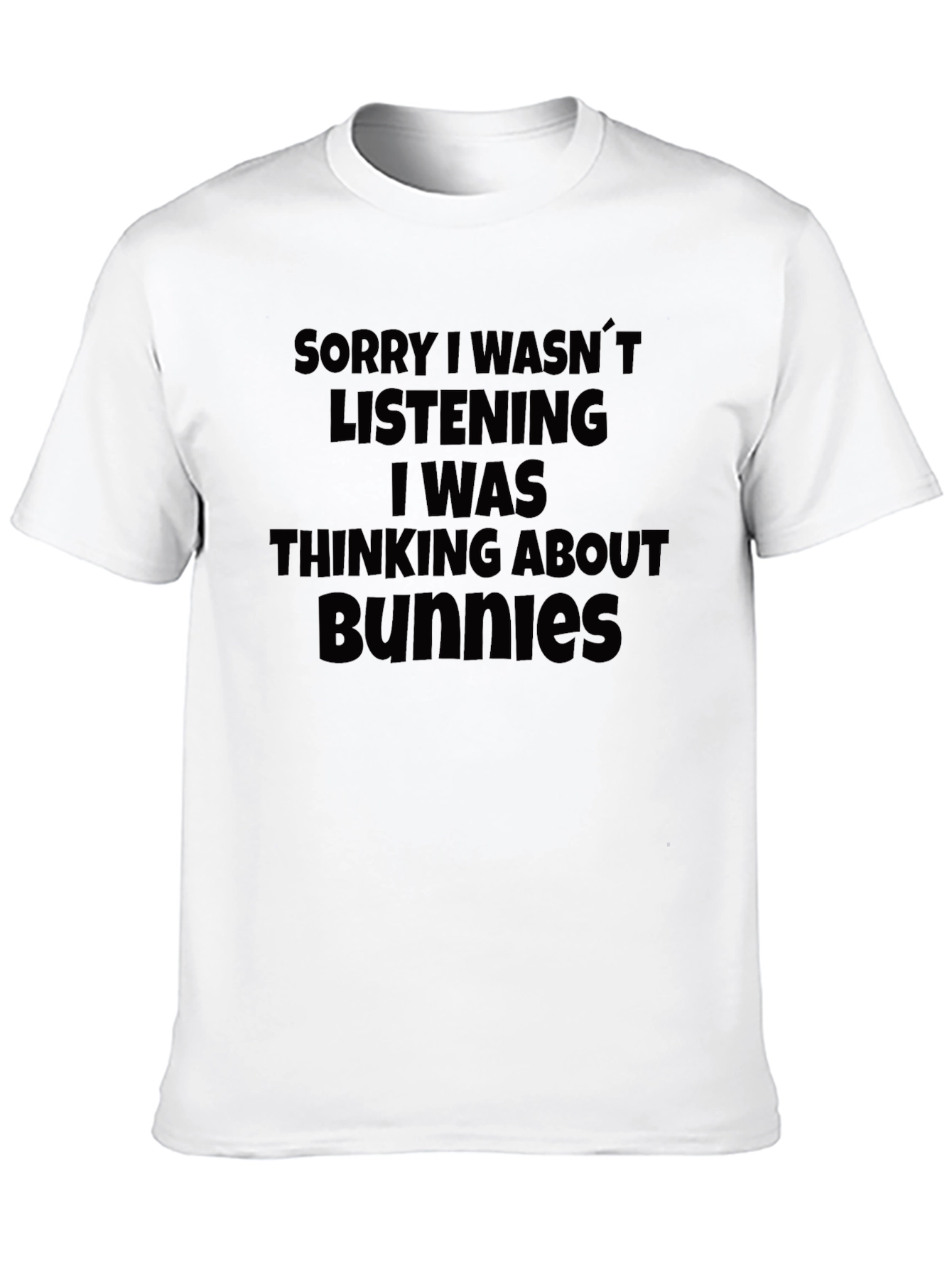 Bunnies Thought T-Shirt - Funny Slogan Tee