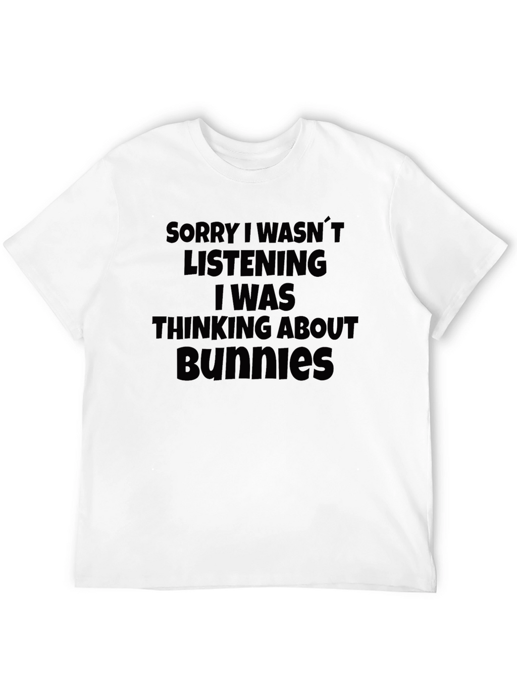 Bunnies Thought T-Shirt - Funny Slogan Tee