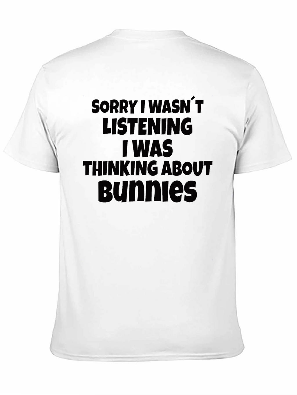 Bunnies Thought T-Shirt - Funny Slogan Tee
