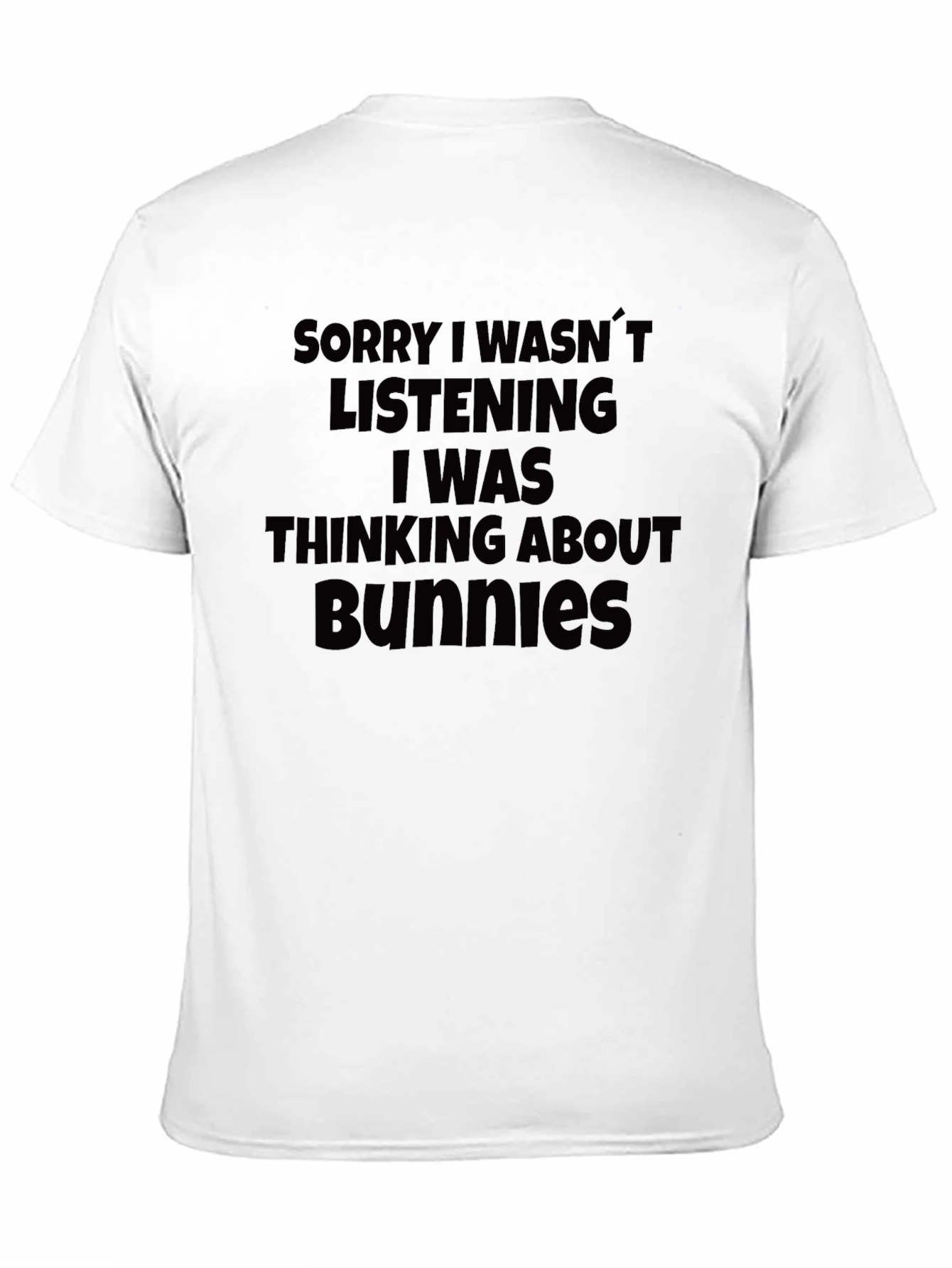 Bunnies Thought T-Shirt - Funny Slogan Tee