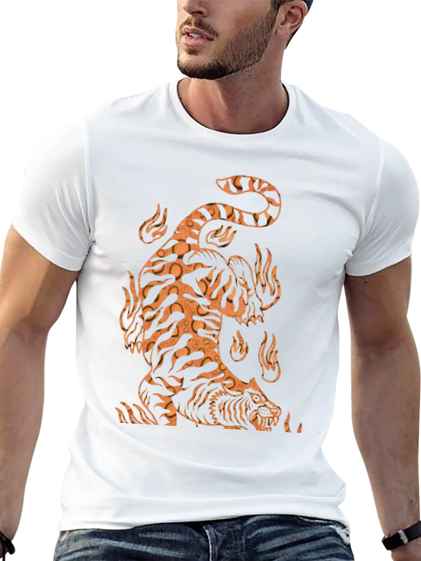 Black Tiger Graphic Tee - Mens