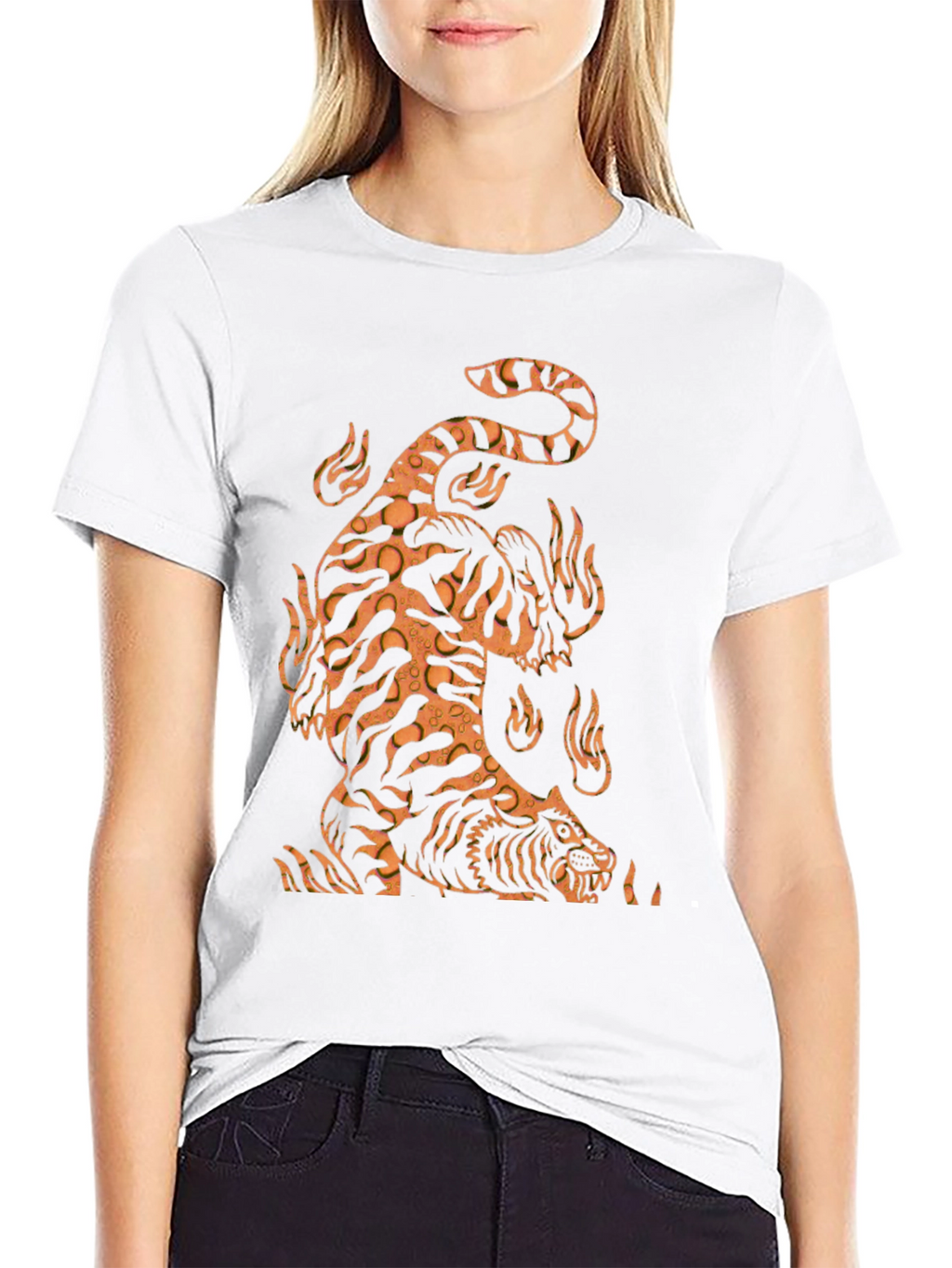 Black Tiger Graphic Tee - Mens