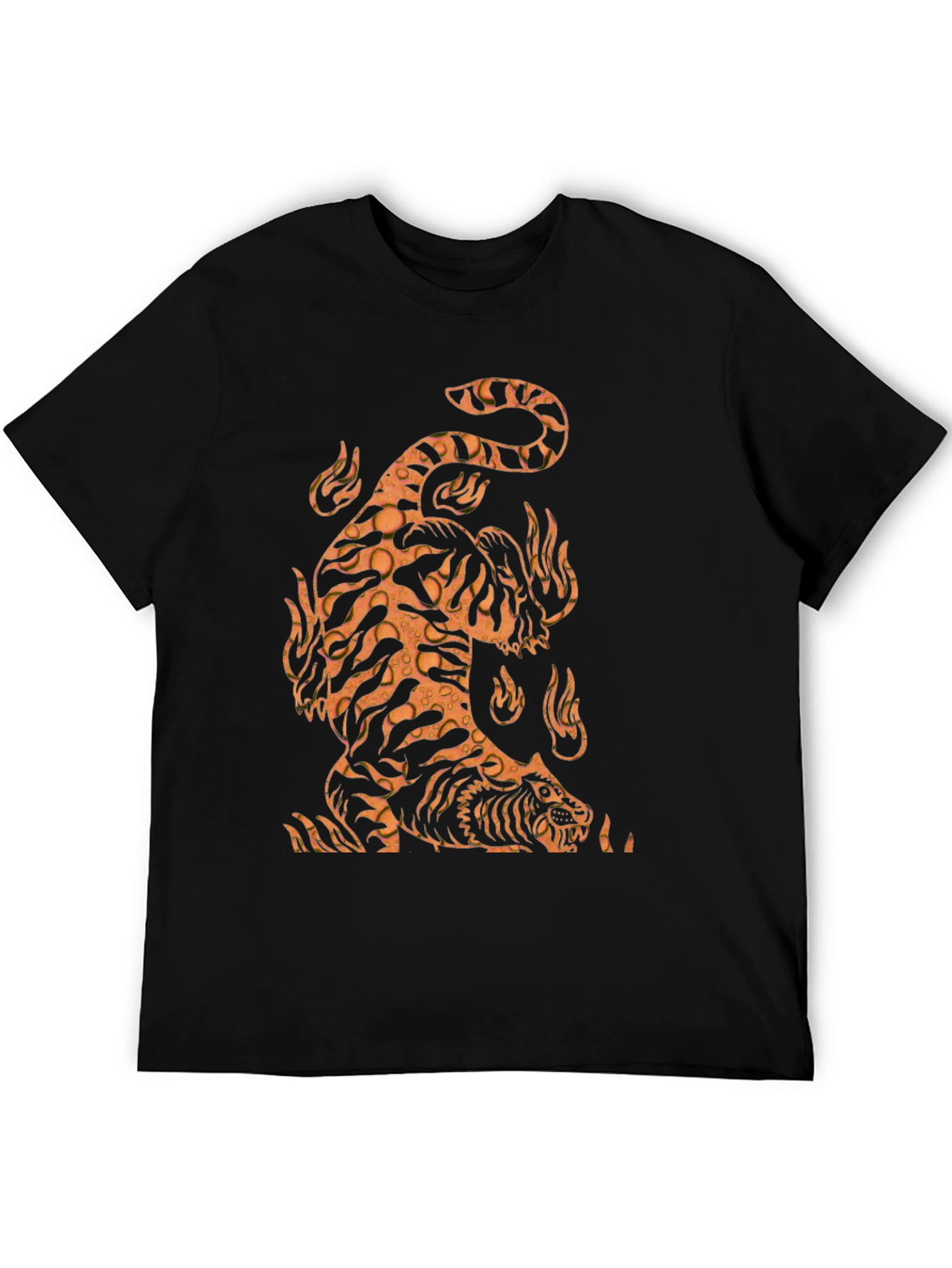 Black Tiger Graphic Tee - Mens