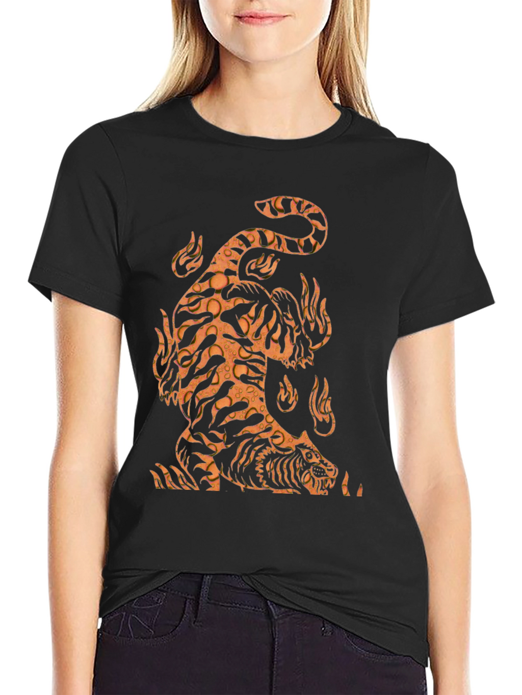 Black Tiger Graphic Tee - Mens