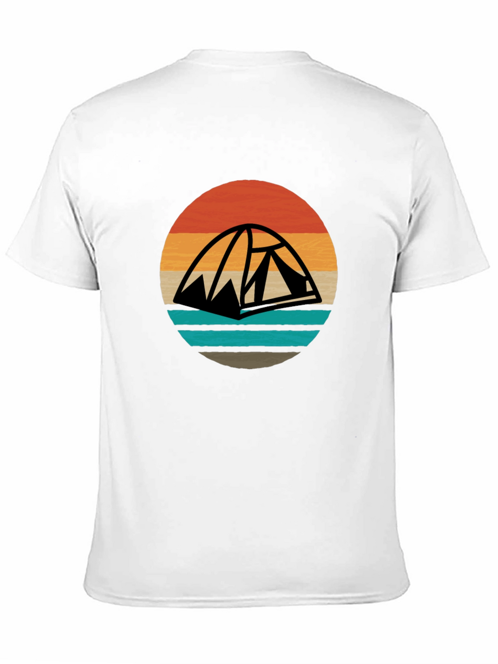 Retro Camping Tent T-Shirt