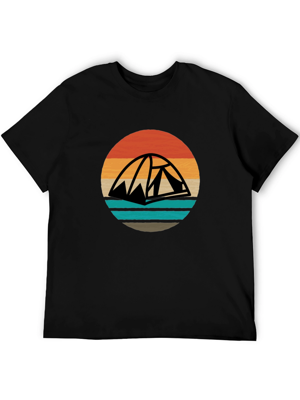 Retro Camping Tent T-Shirt