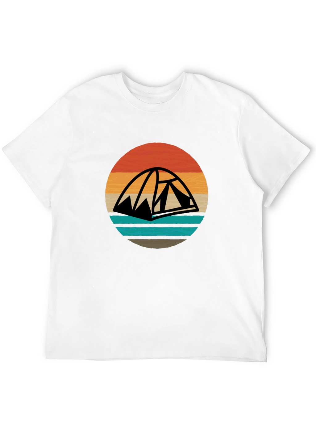 Retro Camping Tent T-Shirt