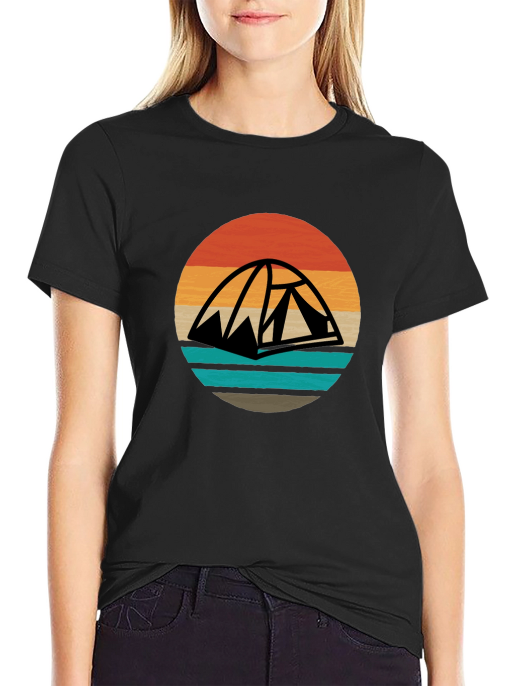 Retro Camping Tent T-Shirt