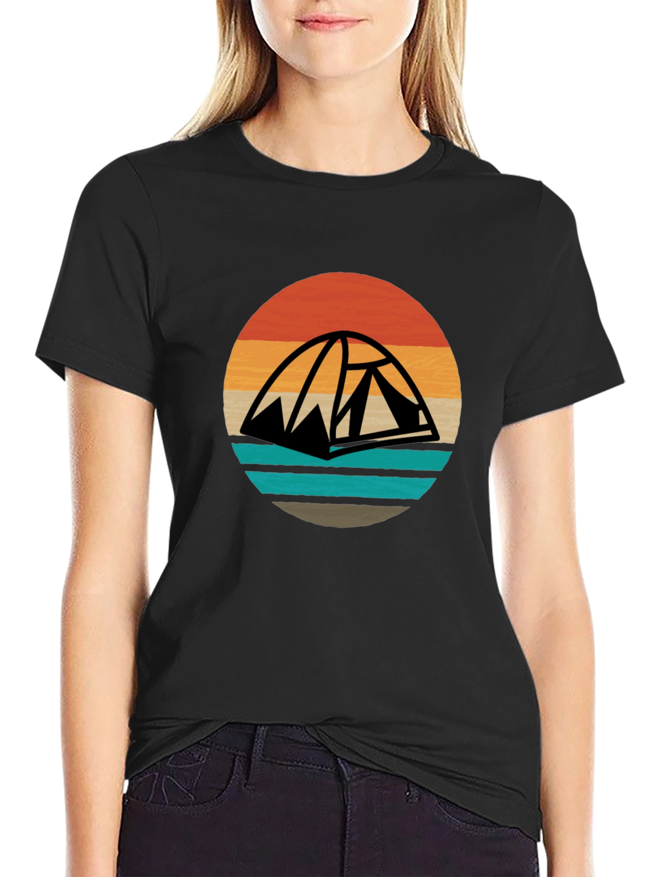 Retro Camping Tent T-Shirt