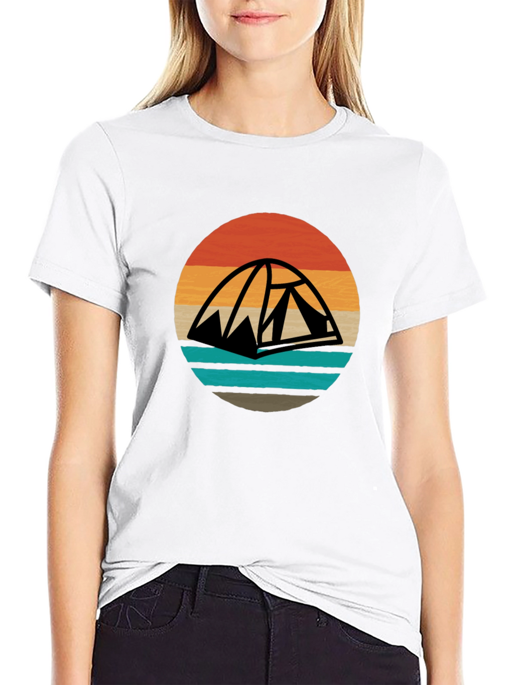 Retro Camping Tent T-Shirt