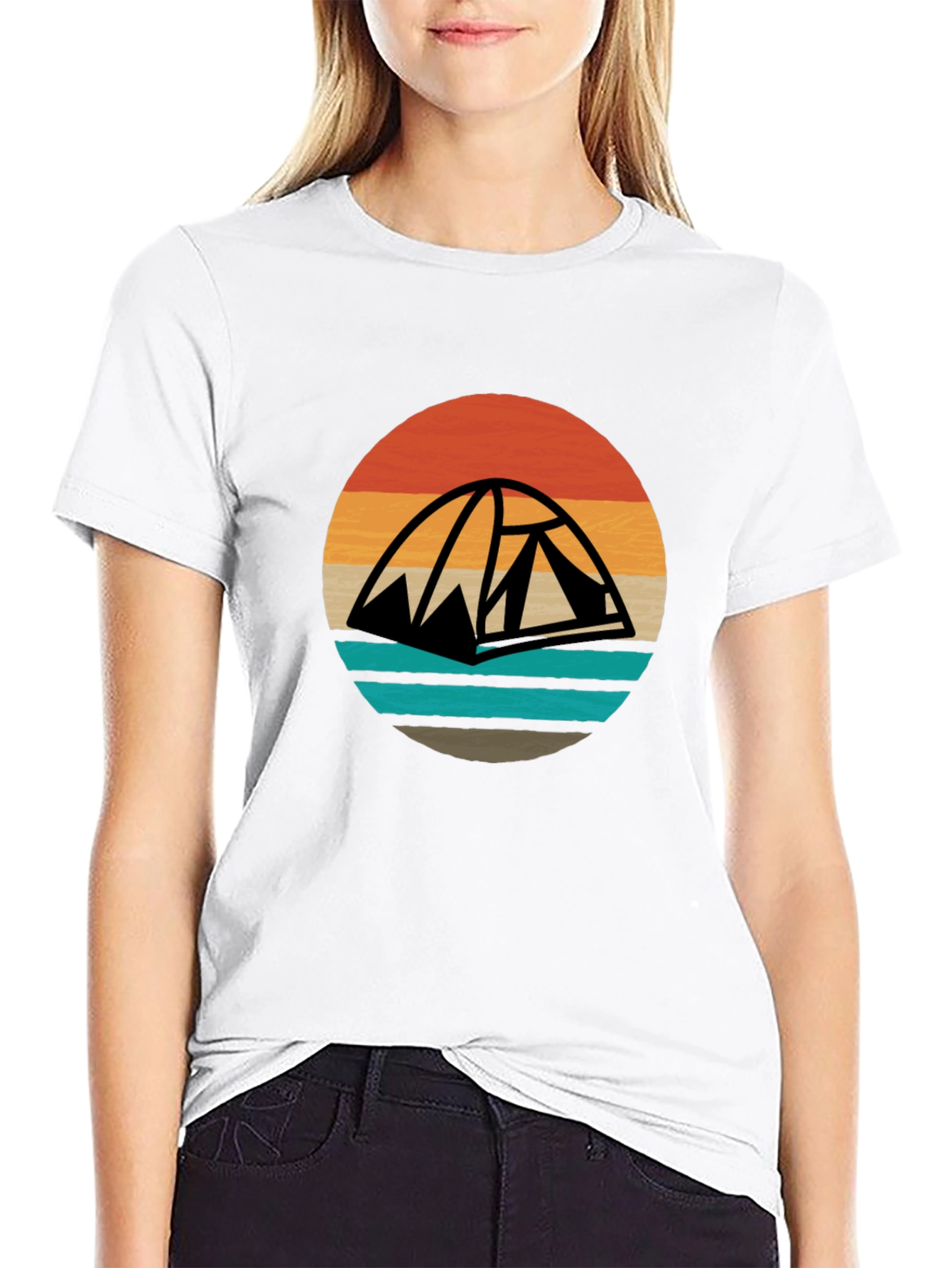 Retro Camping Tent T-Shirt