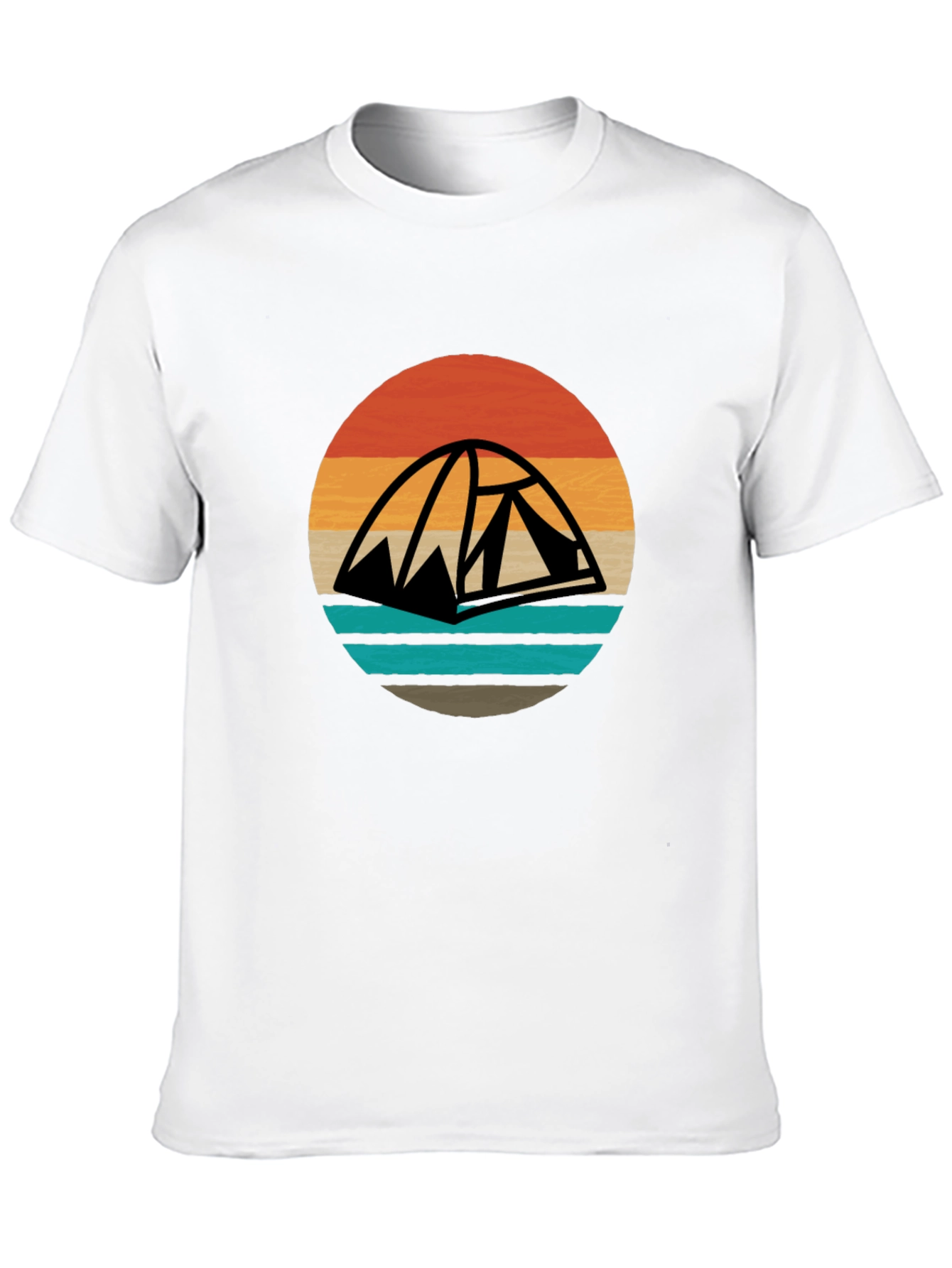 Retro Camping Tent T-Shirt