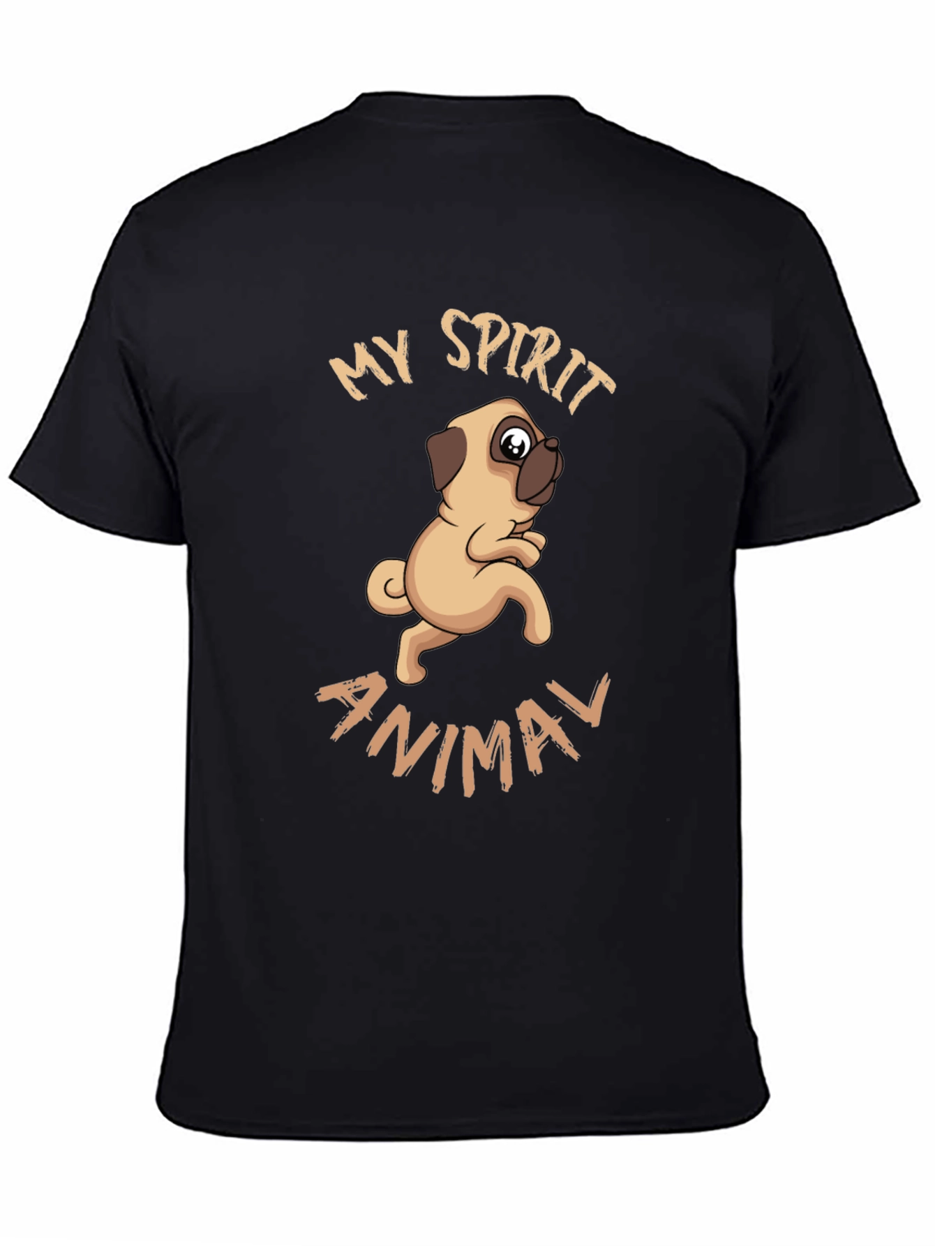 My Spirit Animal Pug Graphic T-Shirt