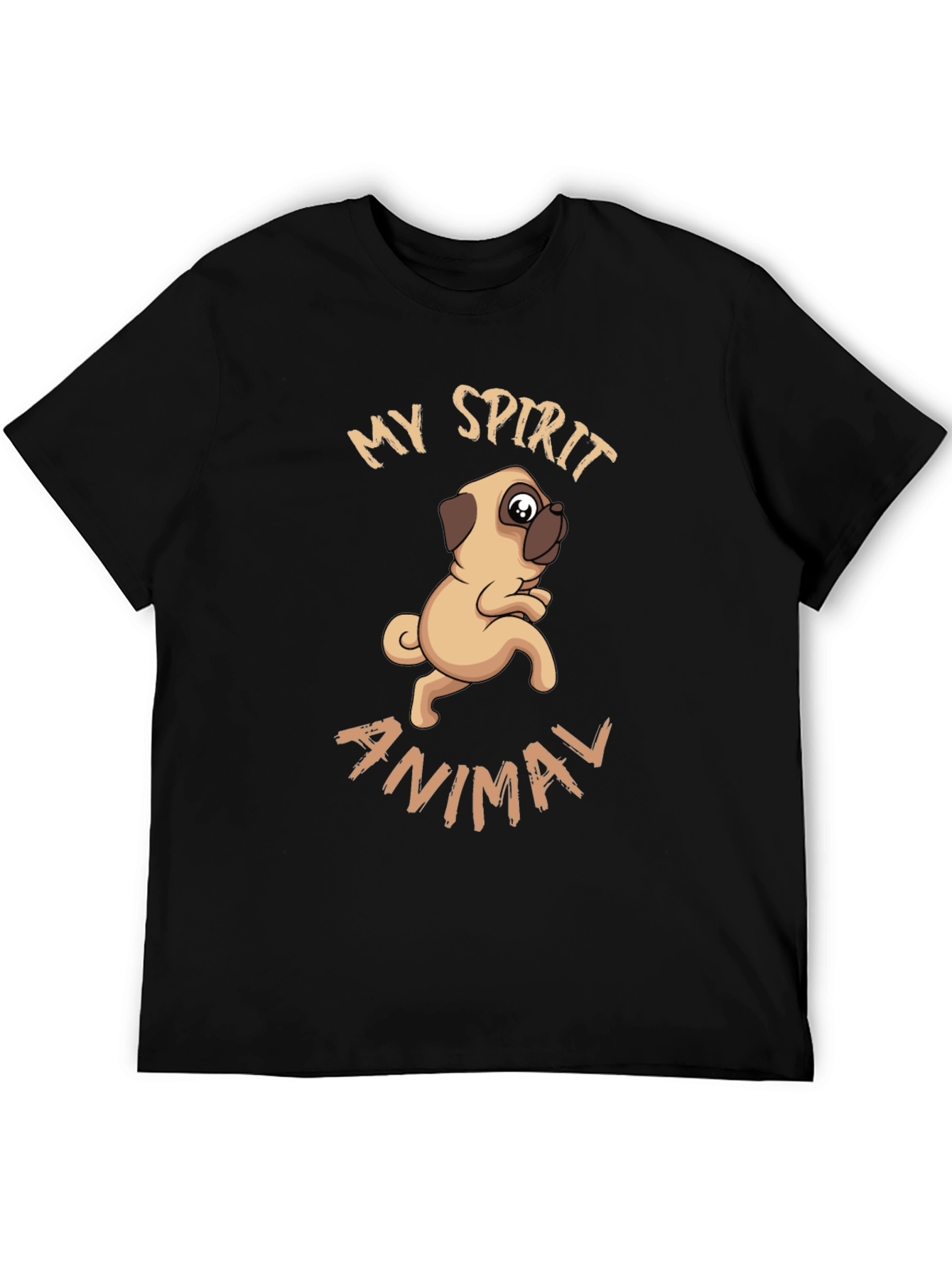 My Spirit Animal Pug Graphic T-Shirt