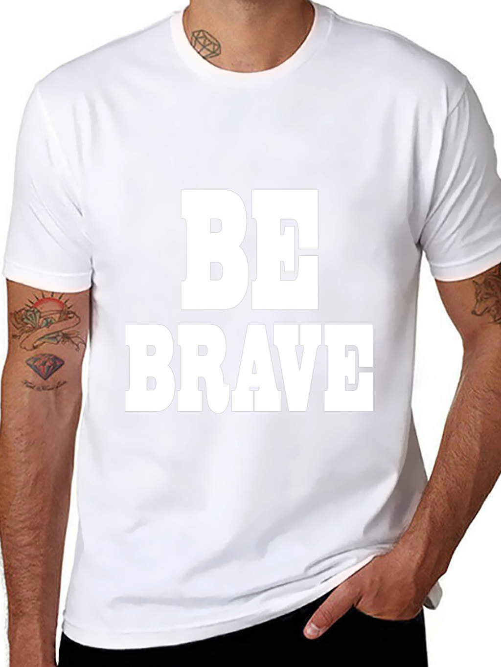 Be Brave Black T-Shirt