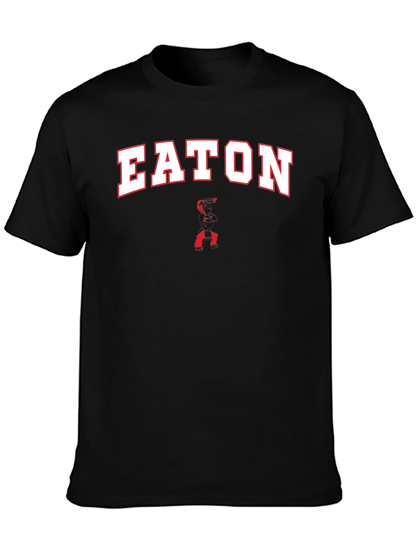 EATON Collegiate Style Graphic Tee - Black
