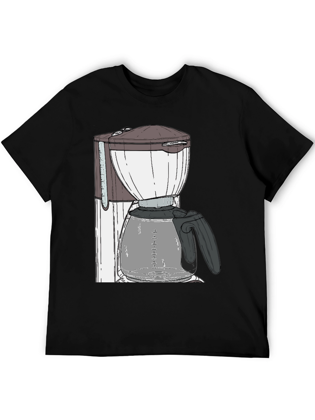 Coffee Maker Graphic Tee - Black T-Shirt