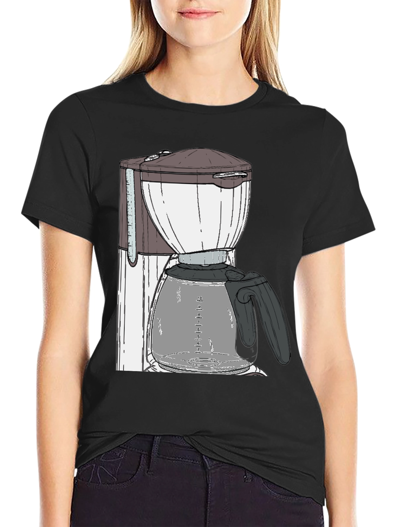 Coffee Maker Graphic Tee - Black T-Shirt