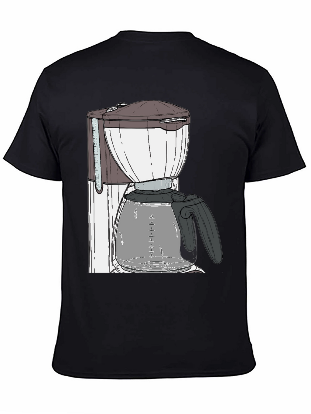 Coffee Maker Graphic Tee - Black T-Shirt