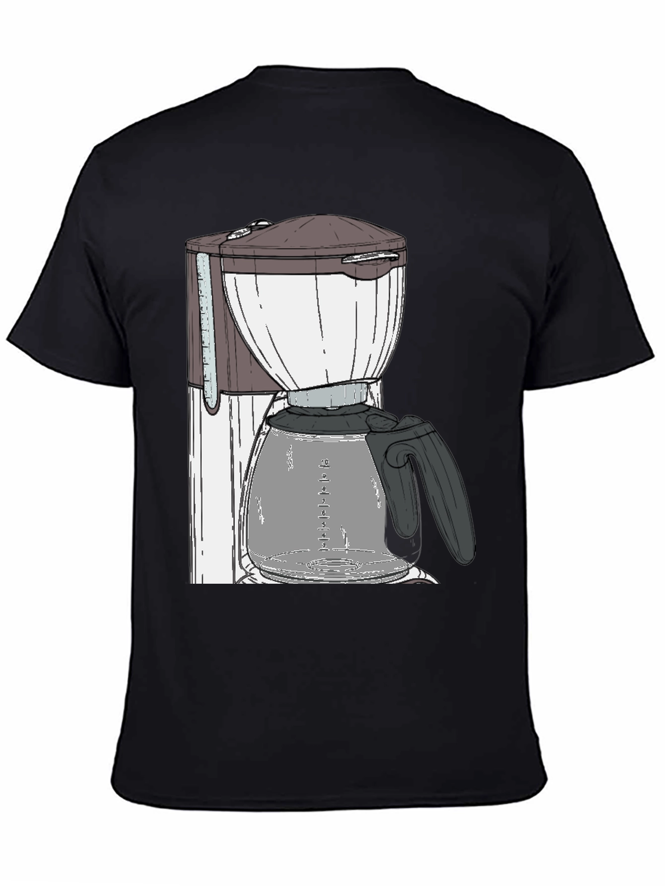 Coffee Maker Graphic Tee - Black T-Shirt