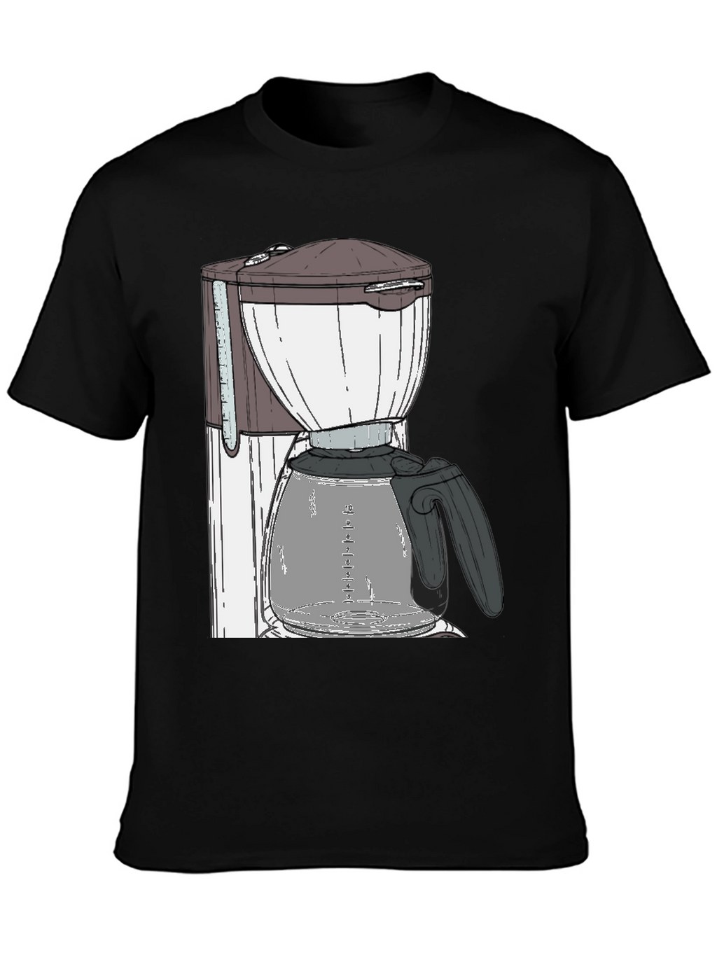 Coffee Maker Graphic Tee - Black T-Shirt