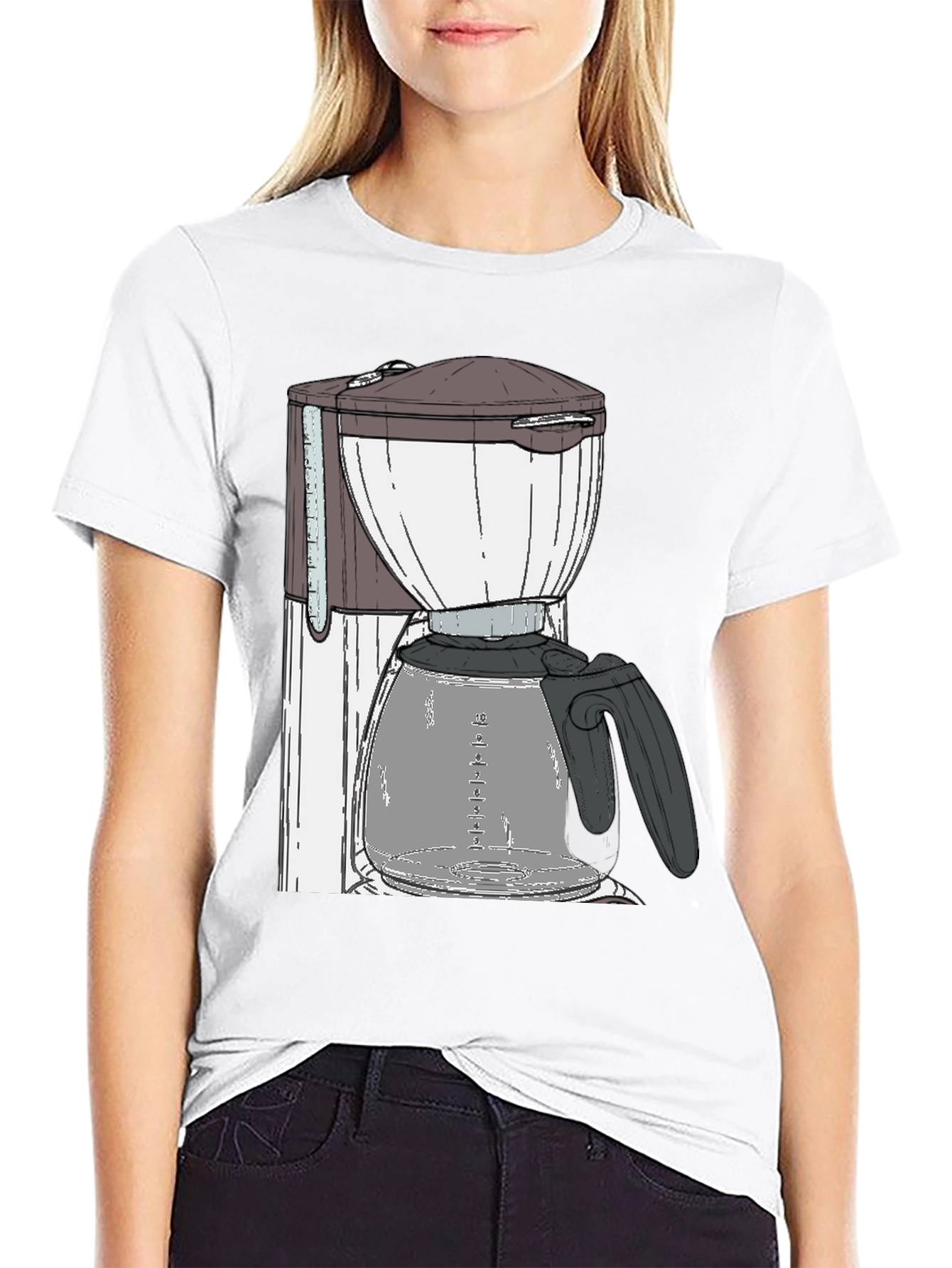 Coffee Maker Graphic Tee - Black T-Shirt