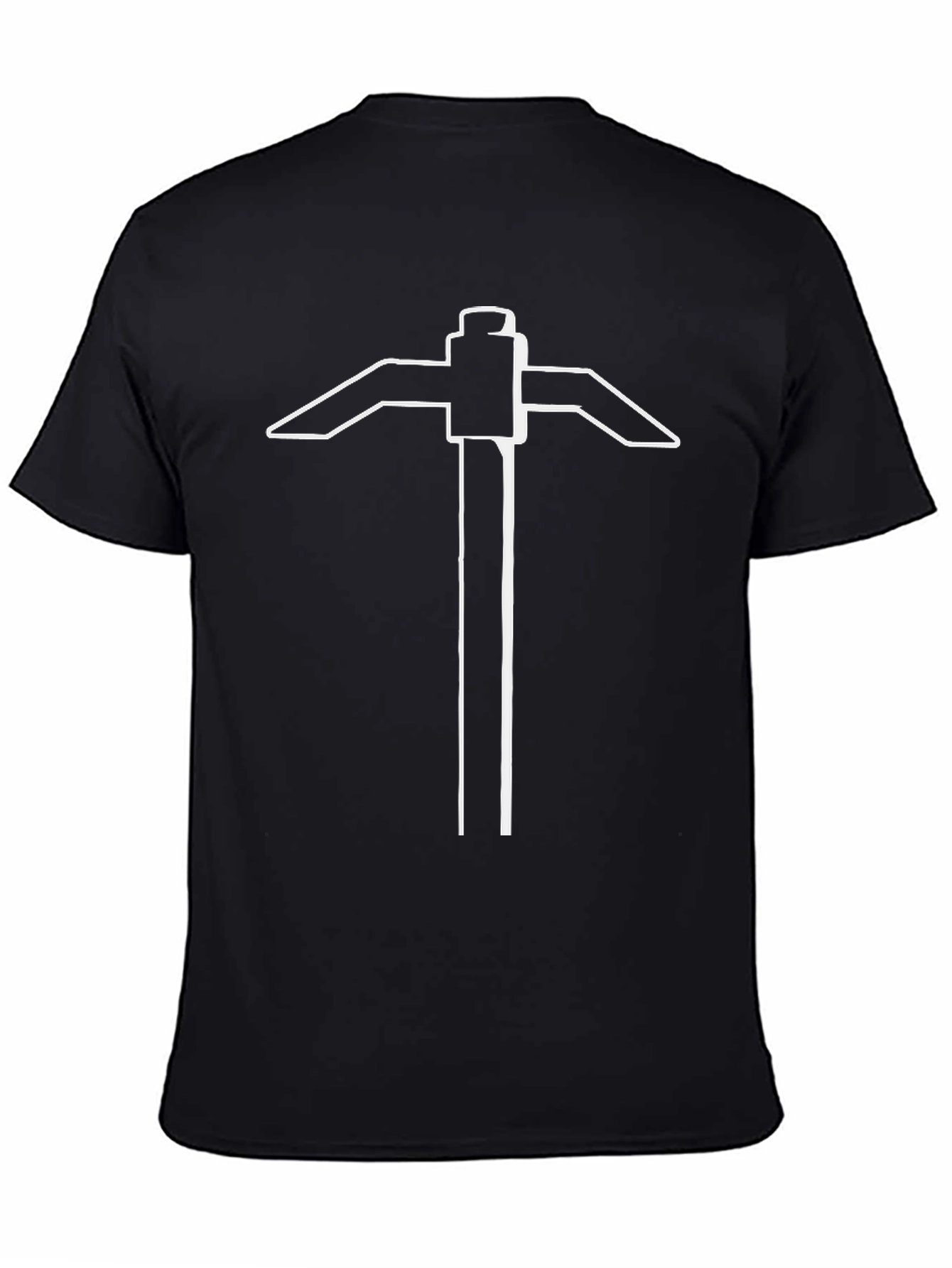 Minecraft Pickaxe Graphic T-Shirt - Black