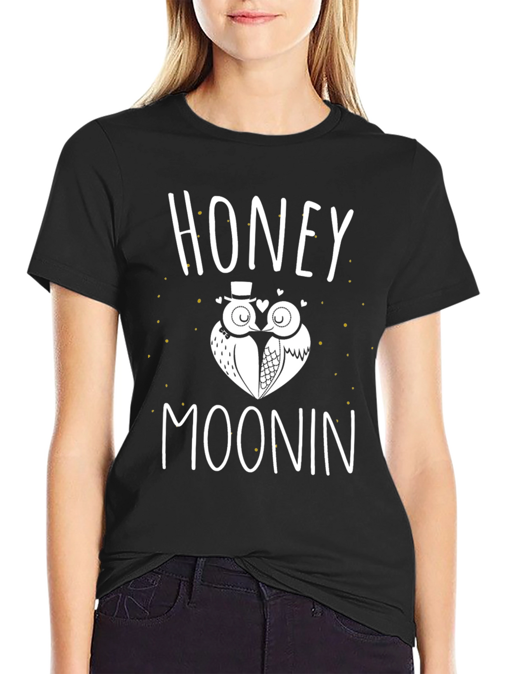 Honeymoon Owls Graphic T-Shirt - Anniversary Gift