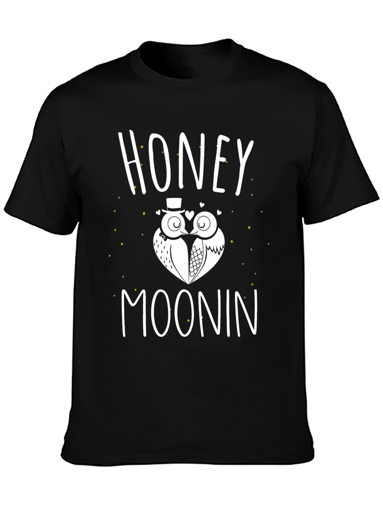 Honeymoon Owls Graphic T-Shirt - Anniversary Gift