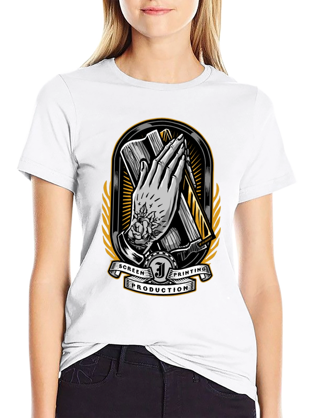Screen Printing Production T-Shirt