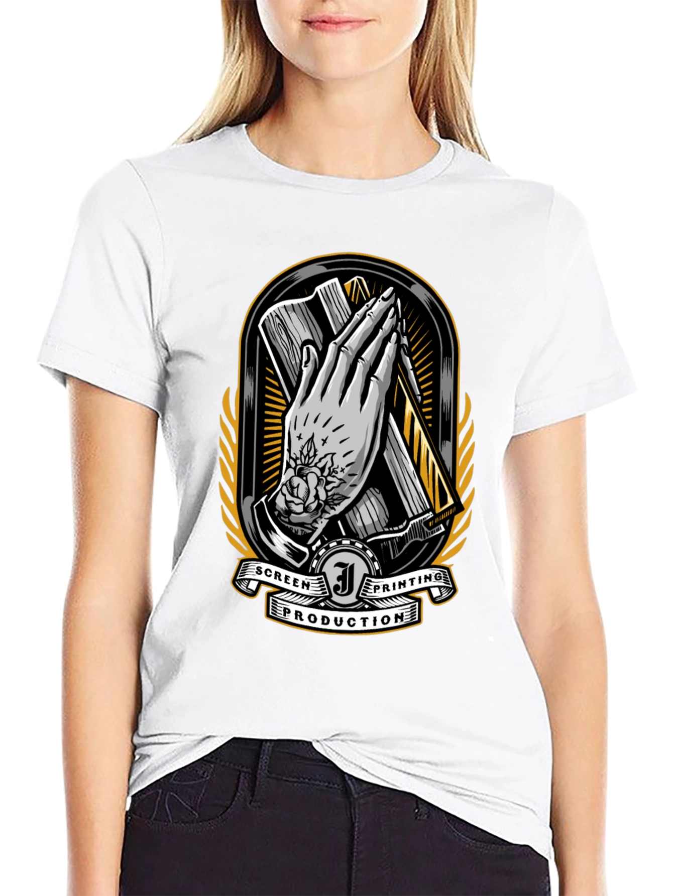 Screen Printing Production T-Shirt