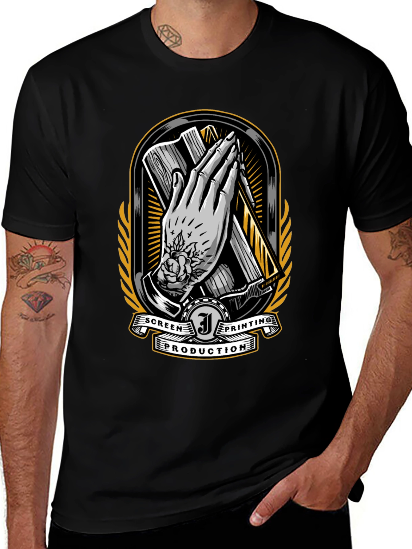 Screen Printing Production T-Shirt