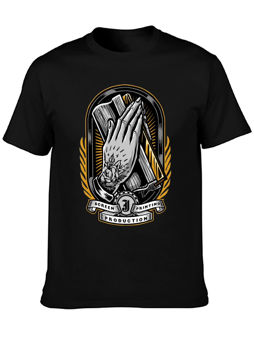 Screen Printing Production T-Shirt