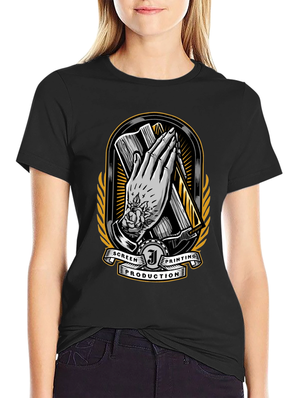 Screen Printing Production T-Shirt
