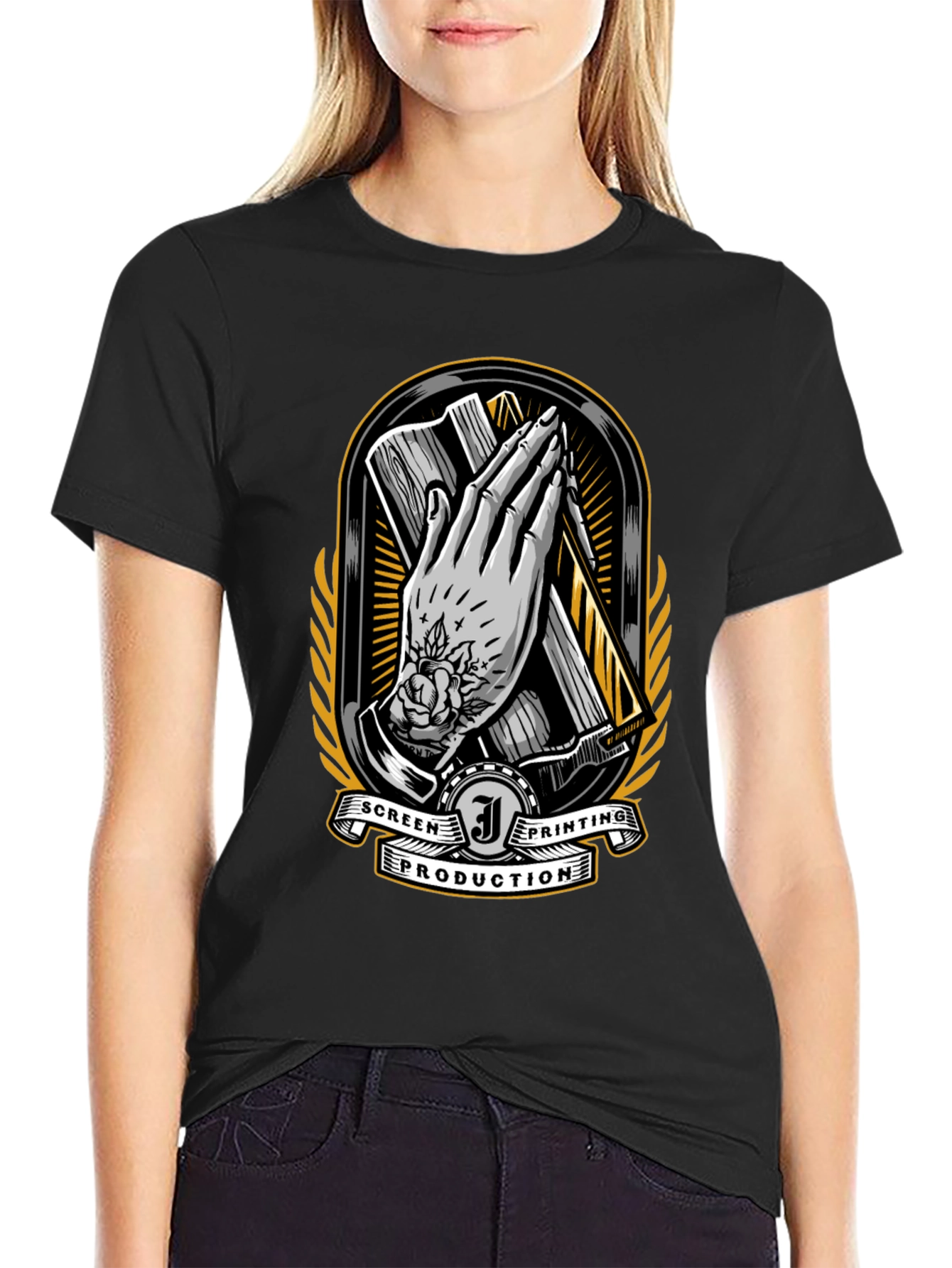 Screen Printing Production T-Shirt