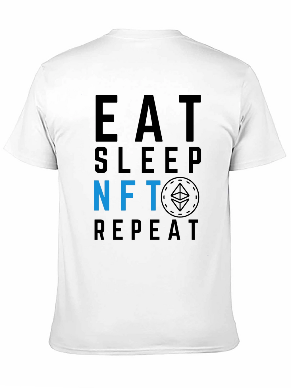 Eat Sleep NFT Repeat Black T-Shirt