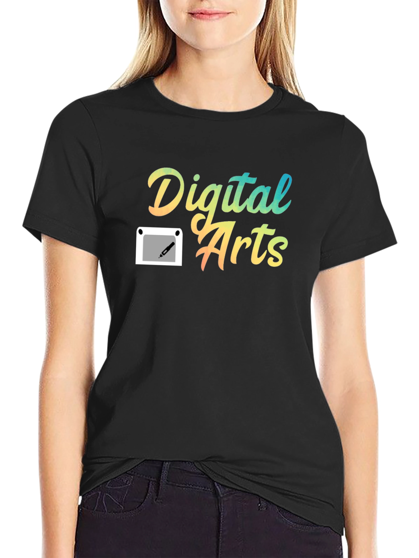 Digital Arts Graphic T-Shirt - Creative Design
