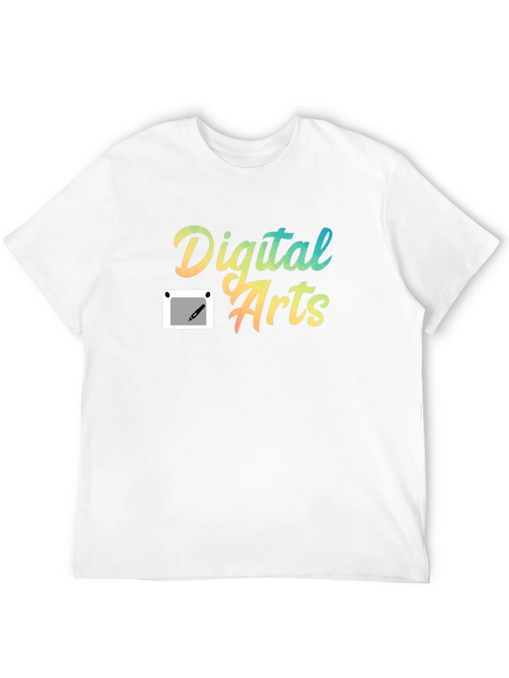 Digital Arts Graphic T-Shirt - Creative Design