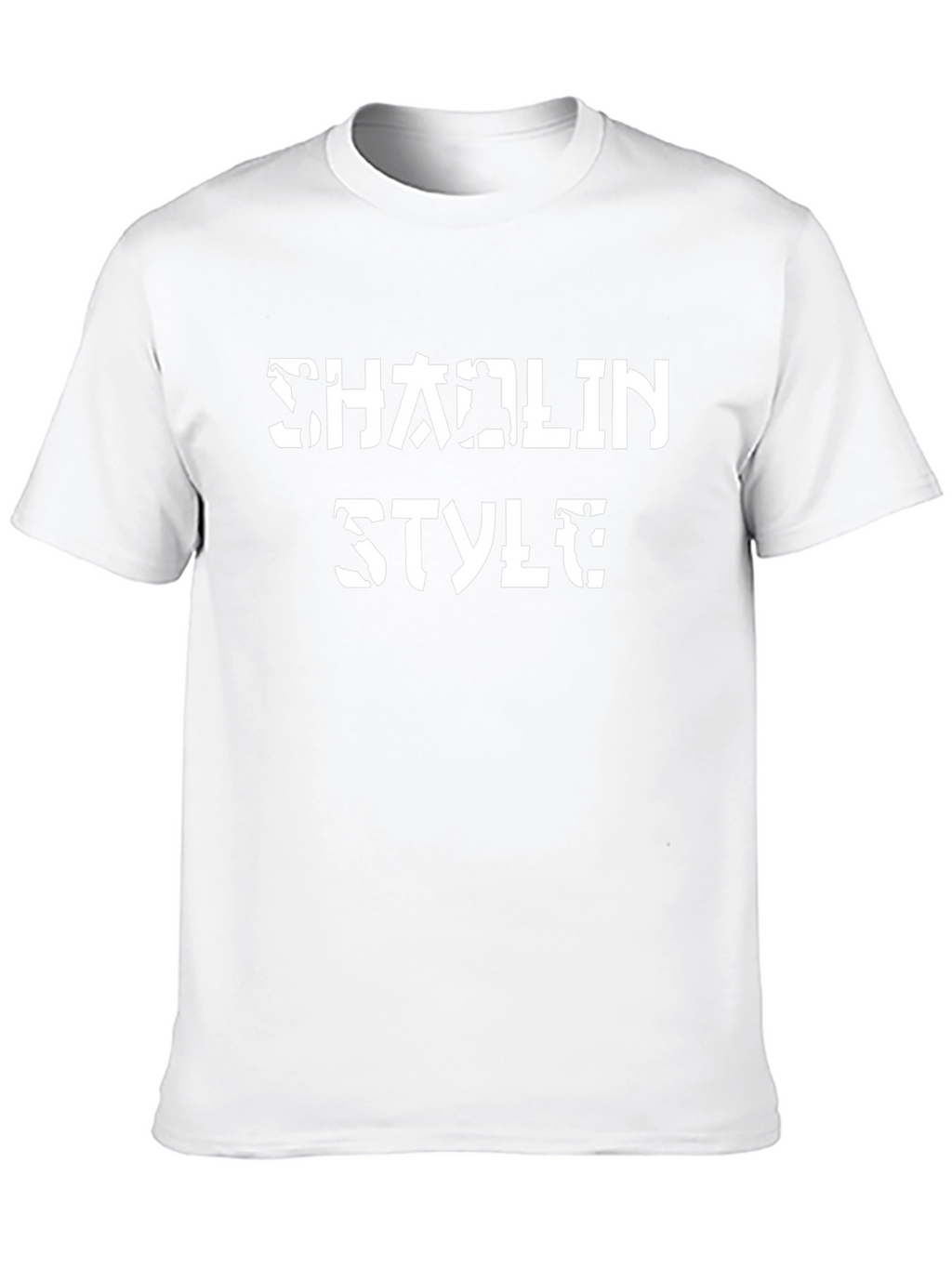 Shaolin Style Graphic Print Black T-Shirt