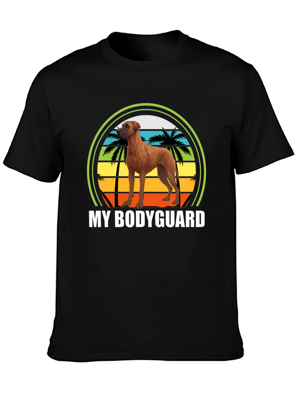 Rhodesian Ridgeback Bodyguard Graphic Tee