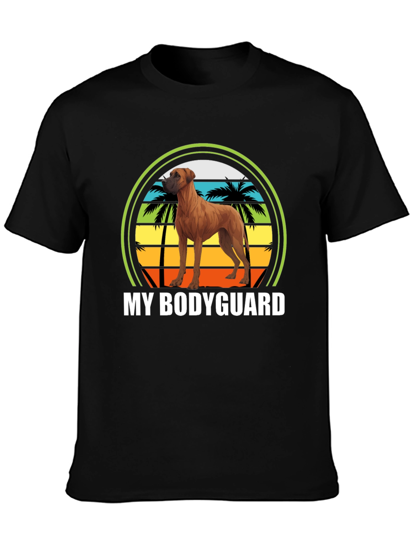 Rhodesian Ridgeback Bodyguard Graphic Tee