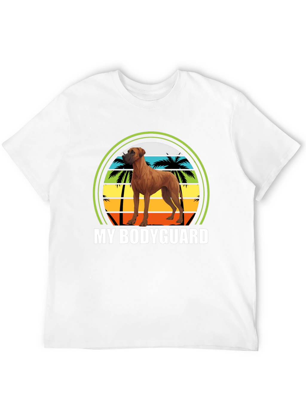 Rhodesian Ridgeback Bodyguard Graphic Tee