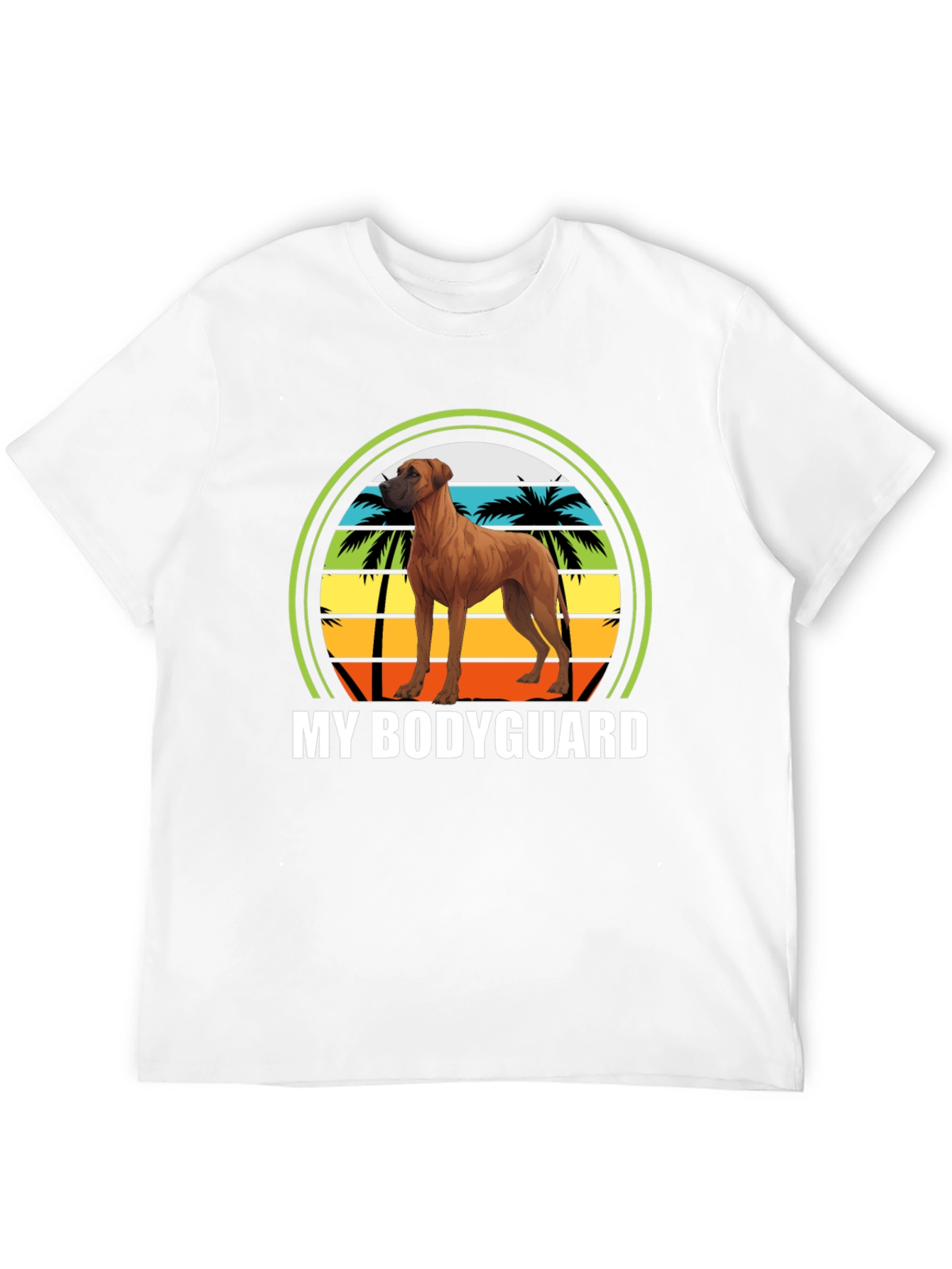 Rhodesian Ridgeback Bodyguard Graphic Tee