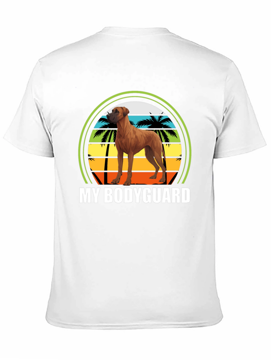 Rhodesian Ridgeback Bodyguard Graphic Tee