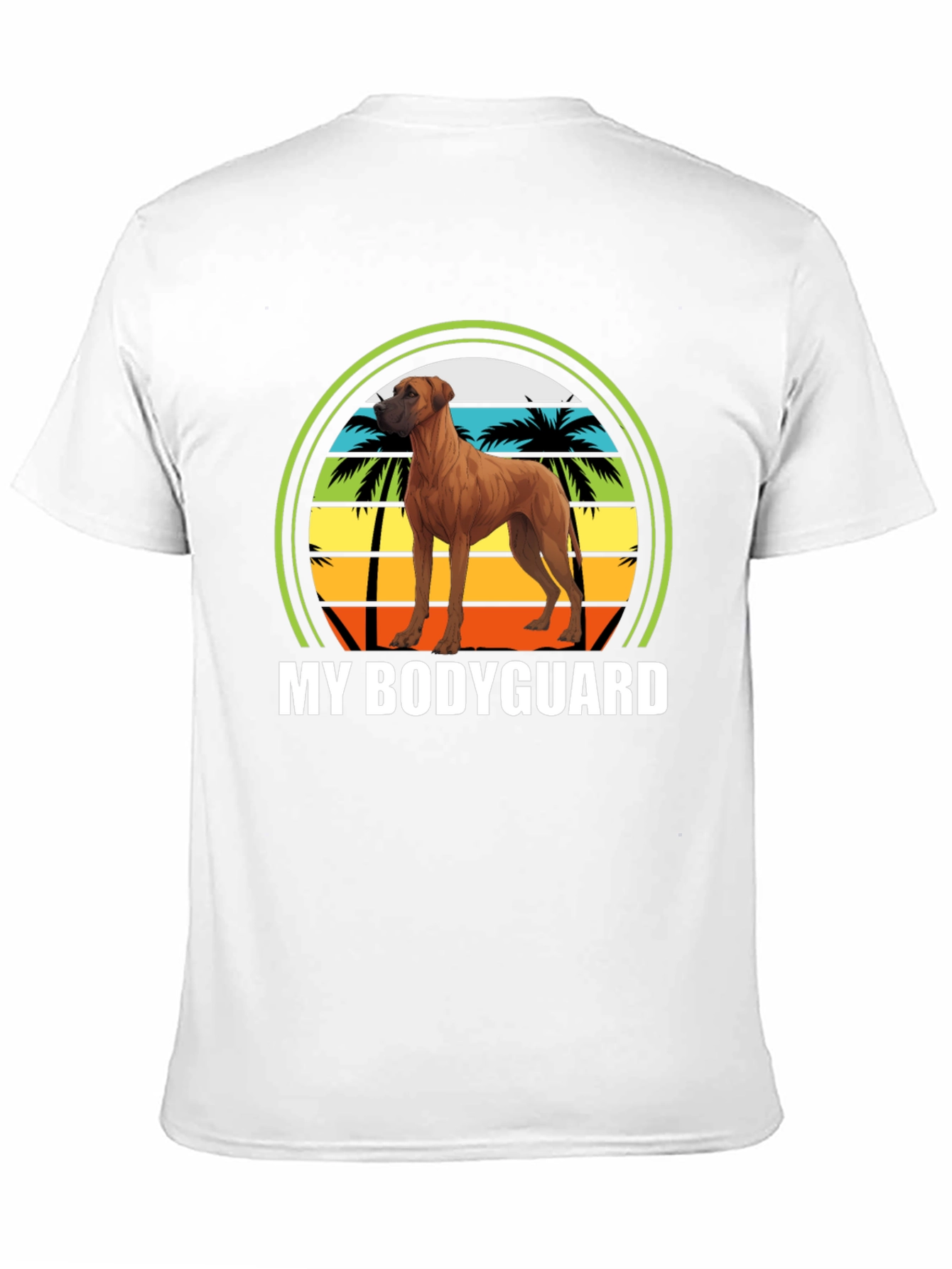 Rhodesian Ridgeback Bodyguard Graphic Tee