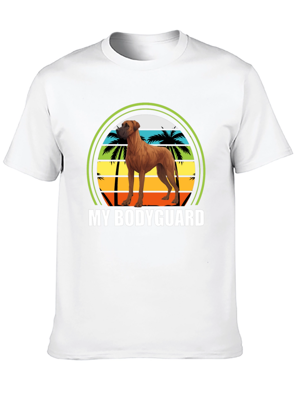 Rhodesian Ridgeback Bodyguard Graphic Tee