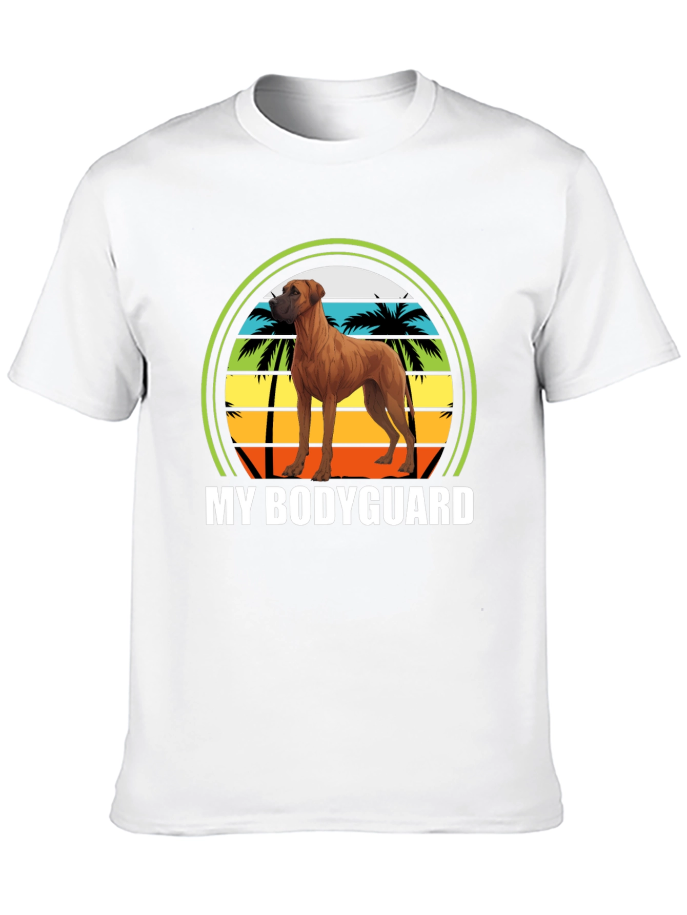 Rhodesian Ridgeback Bodyguard Graphic Tee