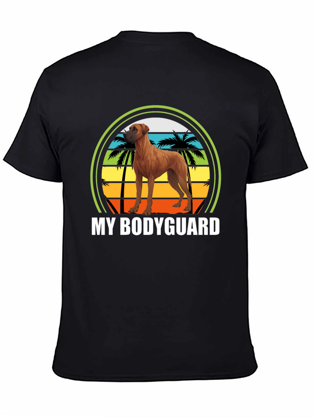 Rhodesian Ridgeback Bodyguard Graphic Tee