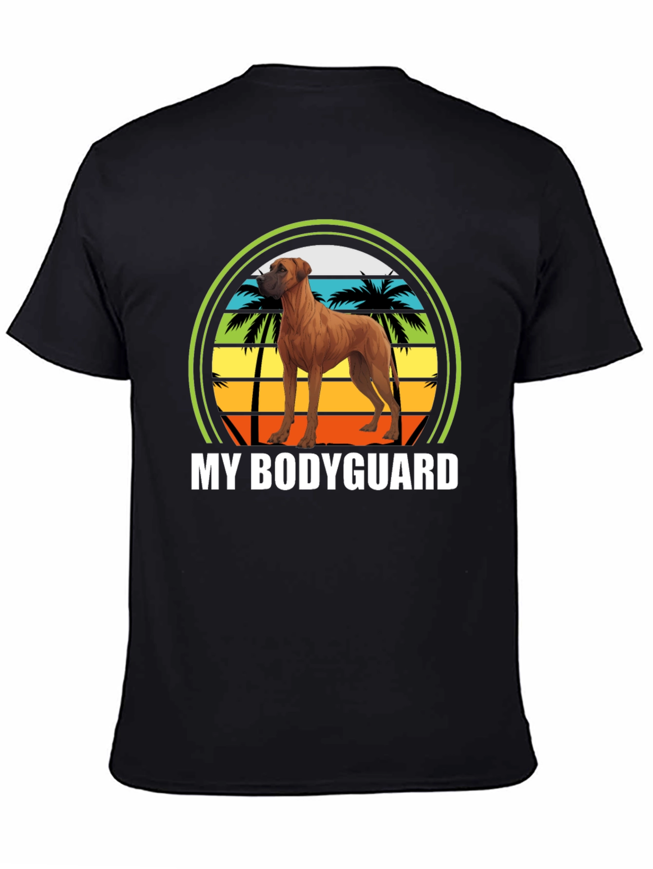 Rhodesian Ridgeback Bodyguard Graphic Tee