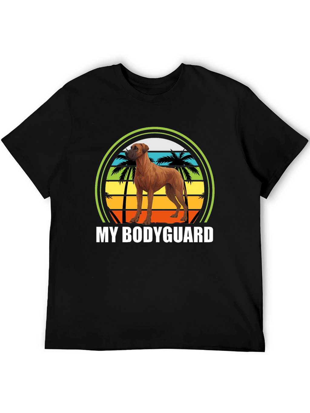 Rhodesian Ridgeback Bodyguard Graphic Tee